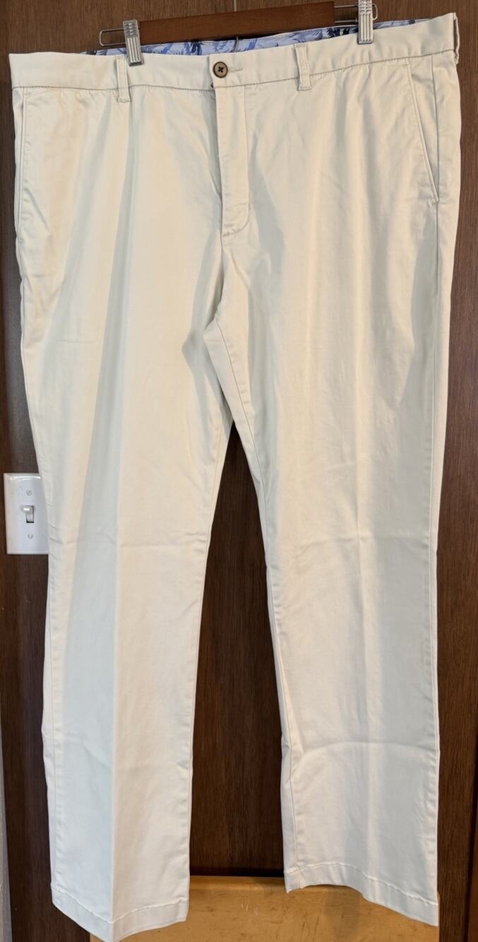 Tommy Bahama mens khaki pants sz 40x32 workwear office business golf coastal